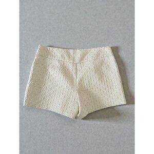 LILLY PULITZER Gold Metallic Dress Shorts Size 6